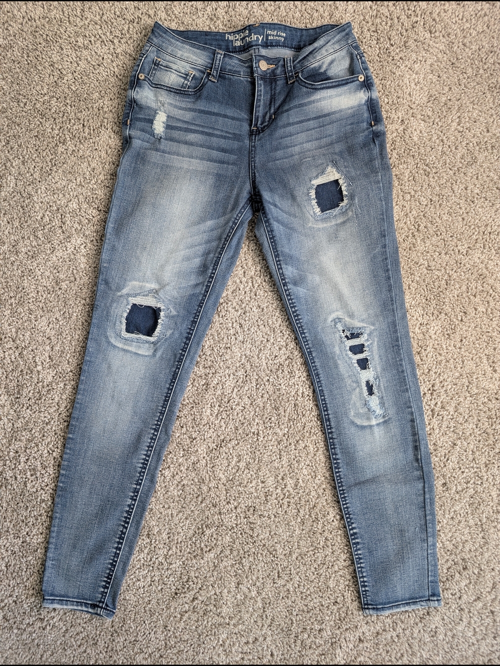Hippie Laundry Distressed Jeans Size 29 Mid rise